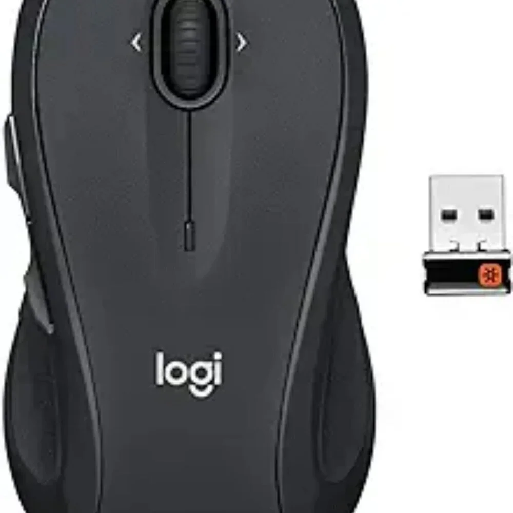 Logitech M510 Wireless Computer Mouse for PC with USB Unifying Receiver Graphite